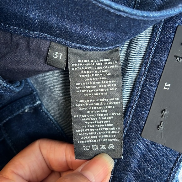 NWT: J BRAND Stormy super skinny zipper jeans sz 31 - Picture 4 of 7